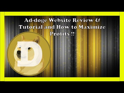 ad-doge.com Website Review & Tutorial !!