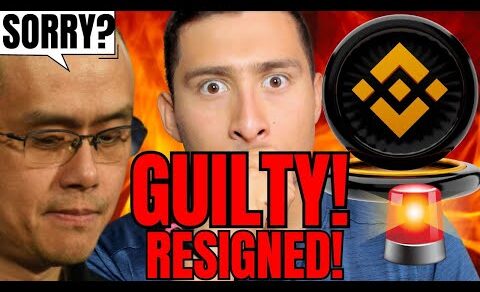 BREAKING CRYPTO NEWS! CZ BINANCE CEO GUILTY RESIGNED! BNB CRYPTO CRASHING