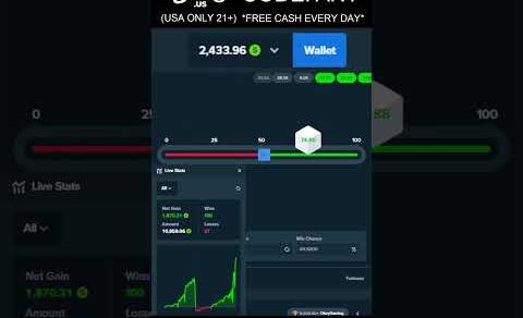 $500 TO $10,000 IN 30 SECONDS #dicestrategy #stake #dice