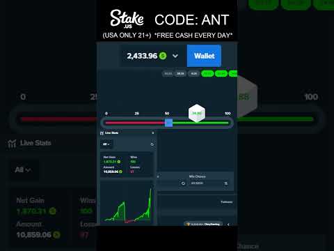 $500 TO $10,000 IN 30 SECONDS #dicestrategy #stake #dice