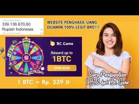 Cara hasilkan 1 BTC gratis dari game – BC.Game 2020