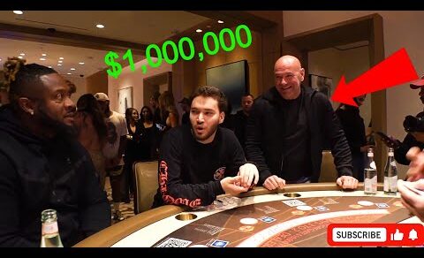 Adin Ross & Dana White High Stakes Gambling *$1,000,000*