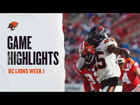 FULL GAME HIGHLIGHTS | BC Lions vs Calgary Stampeders | 06-09-2023