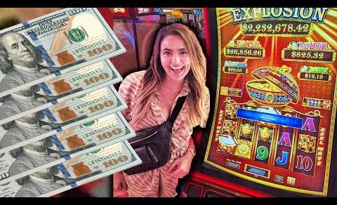 $2.2 Million DANCING DRUMS Hits 2 JACKPOTS on A Low Limit Bet!