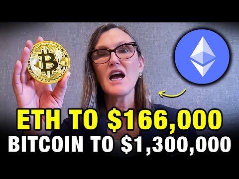 “Ethereum To $166,000,  Bitcoin To $1.3 Million – Here’s WHY” Cathie Wood Crypto Prediction