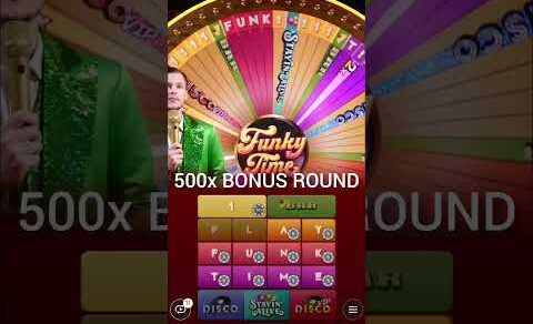 FUNKY TIME BUNOS ROUND 500x / #Evolution #Gaming #Live #Casino #Online