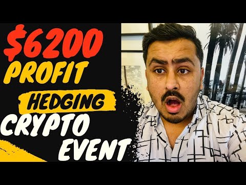 Made $6200 Hedging On Crypto Event & News (Strategy ) 🔥🔥