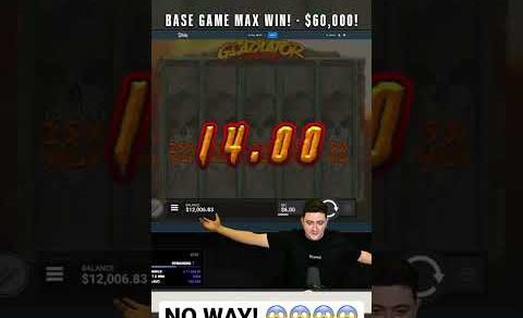 BASE GAME MAX WIN NO WAY!! $60,000.00 #betting #btc #casino #crypto #gambling #giveaway