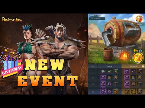 Primitive Era: 10,000 BC NEW EVENT UPDATE  | exclusive gift code