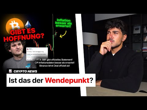 Bitcoin PUMP: Inflation BESSER als erwartet! Endlich STATEMENT von SBF! | Crypto News