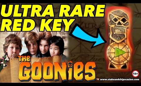 THE GOONIES SLOT 🔑🚨 Inc RED KEY !! 🔑 💀 Online Casino BONUS WINS !!