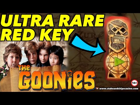 THE GOONIES SLOT 🔑🚨 Inc RED KEY !! 🔑 💀 Online Casino BONUS WINS !!