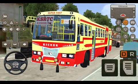 Kerala Bus Mod In Bus Simulator Indonesia – Bussid Bus Mod – Bus game android – Bus driving game