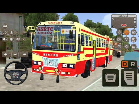 Kerala Bus Mod In Bus Simulator Indonesia – Bussid Bus Mod – Bus game android – Bus driving game