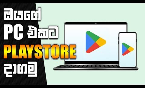 ඔයගේ PC එකට Google Play Store | ANY Windows | Android 13 | Sinhala