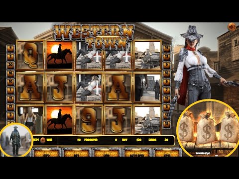 Slot WESTERN TOWN Une machine à sous avec de divers bonus ( démo )