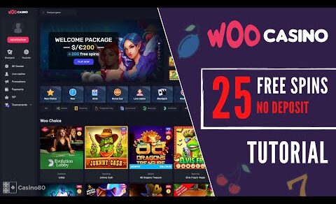 WooCasino – 25 free spinů bez vkladu