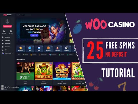 WooCasino – 25 free spinů bez vkladu