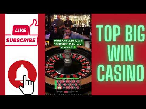 Drake And Lil Baby Win $3,800,000 With Lucky Number 7 On Roulette! #drake #roulette #lilbaby #casino