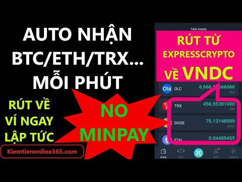 Auto nhận BTC,ETH,LTC,TRX… Hoàn toàn miễn phí sau mỗi phút