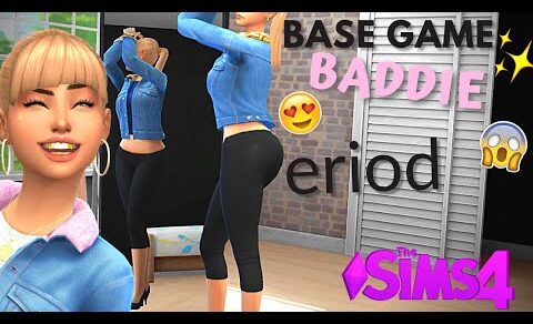 Making a Base Game BADDIE in The Sims bc i’m bored… lol | The Sims 4 | CAS