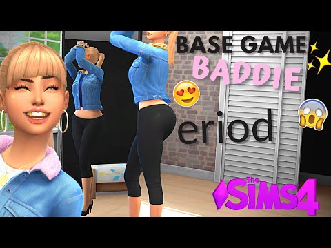 Making a Base Game BADDIE in The Sims bc i’m bored… lol | The Sims 4 | CAS