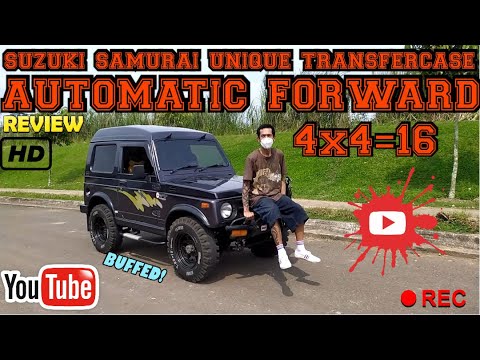 suzuki samurai/jimny unique 4×4 Transfercase automatic forward,on the way uphill part 2 review