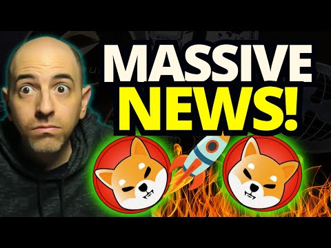 WOW MASSIVE NEWS! HOW WILL THIS EFFECT SHIBA INU?! CRYPO MARKET READY TO PUMP? BITCOIN?!