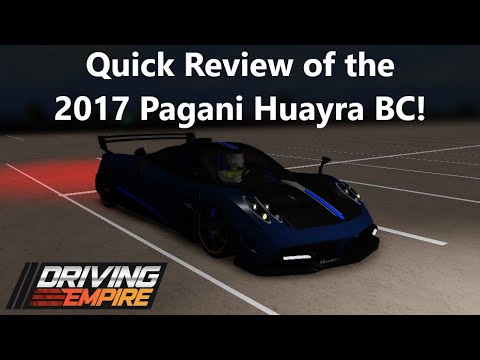 Quick Review of the 2017 Pagani Huayra BC in Driving Empire! (April 2022)