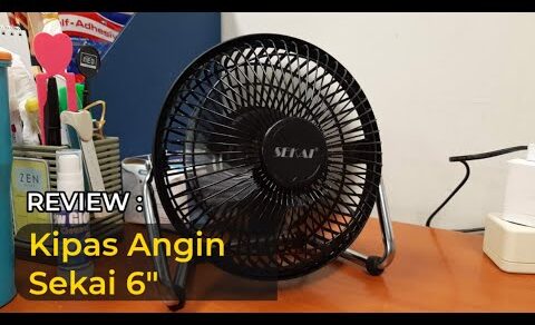 Review Kipas Angin SEKAI 6 inch | High Velocity Fan HDO 615-S