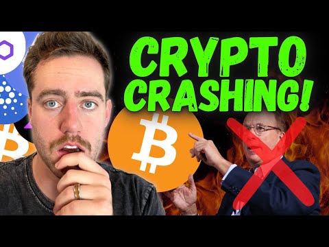 CRYPTO IS CRASHING! WHAT’S HAPPENING WITH THE BITCOIN ETF! (DENAIL?)