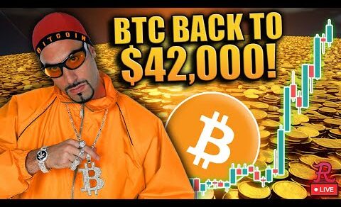 BTC LIVE – BITCOIN BACK AT $42,000! WE SO BACK OR BACKTEST?