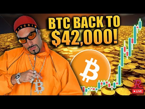 BTC LIVE – BITCOIN BACK AT $42,000! WE SO BACK OR BACKTEST?