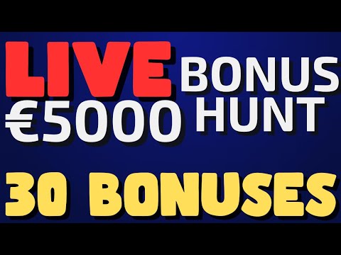 NOW OPENING 32 BONUSES LIVE – €5000 Bonus Hunt –  Tom’s Wednesday Big Win Online Slots Stream