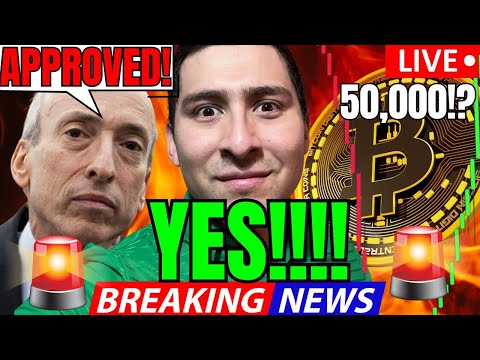 BITCOIN ETF APPROVAL LIVE BREAKING NEWS!🔴