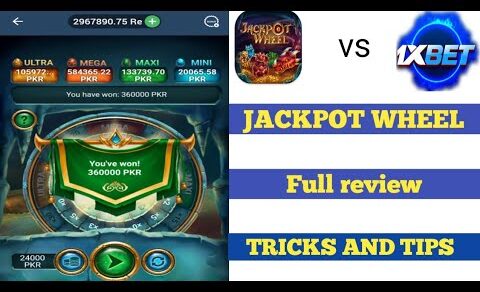 ”NEW JACKPOT WHEEL CASINO GAME 1XBET💰450,000 WINNING PROOF.. FULL REVIEW