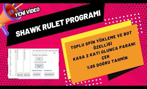 ÜCRETSİZ RULET SAYI TAHMİN PROGRAMI BOT BAHİS ÖZELLİKLİ Roulette Software 2024 #rulet #roulette