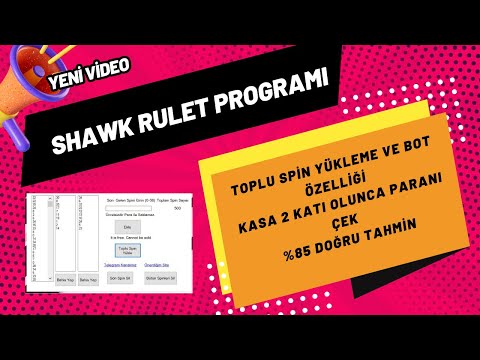 ÜCRETSİZ RULET SAYI TAHMİN PROGRAMI BOT BAHİS ÖZELLİKLİ Roulette Software 2024 #rulet #roulette