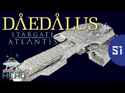 BC-304 Daedalus from Stargate: Atlantis by Eaglemoss – Starship Hero