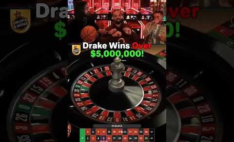 drake win over 5,000,000$ in one spin!! #roulette #drake #spin #bigwin #casinoonline #shorts