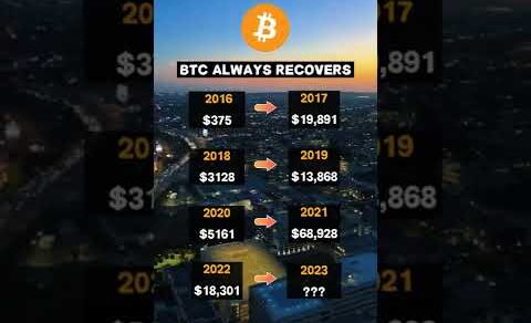 Bitcoin Always Recovers / BTC 2016-2022 Price / Crypto News Today #shorts