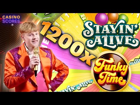 Funky Time Big Win – 1200X on Stayin Alive