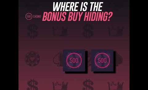 Where is the bonus buy hiding?