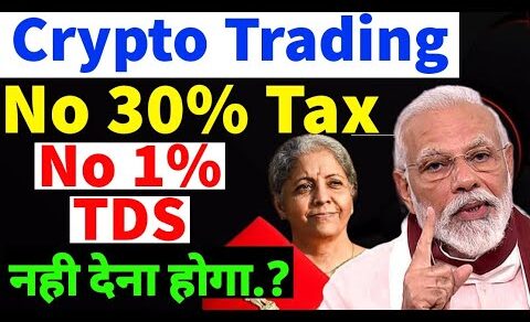 Crypto Trading No 30% Tax No 1% TDS | India Crypto exchange News Today | New Future Trading exchange