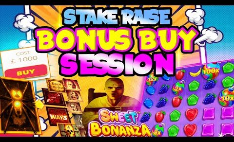 Ultimate Online Slots Stake Raise Session! £1000 Bonus Buy! 🎰💰