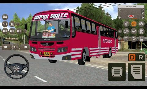 Kerala Bus Mod In Bus Simulator Indonesia – Bussid Bus Mod – Bus game android – Bus driving game