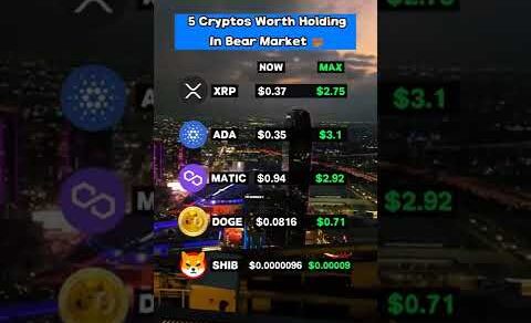 5 Cryptos Worth Holding In Bear Market / Best Cryptocurrency / Crypto News Today #shorts