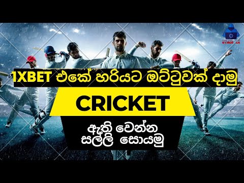 1xbet how to betting cricket event step by step sinhala winning tips meke money online | earn money