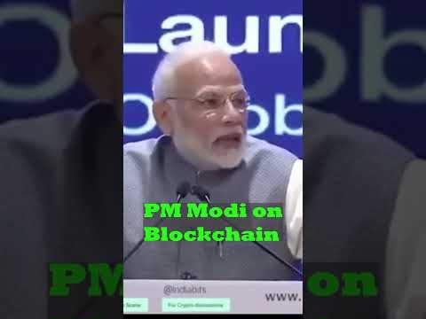 Modi on BLOCKCHAIN #cryptonews #blockchain