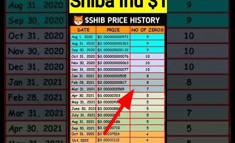 😱Shiba Inu Price History | Shiba Inu $1 #shorts #crypto #shibainu #shibainuprediction